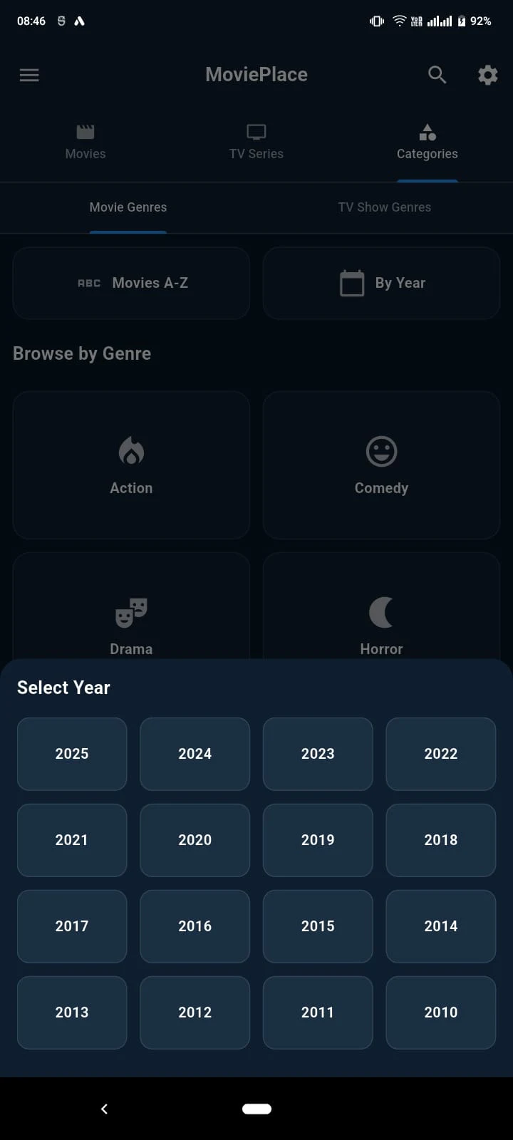 MoviePlace Downloader screenshot
